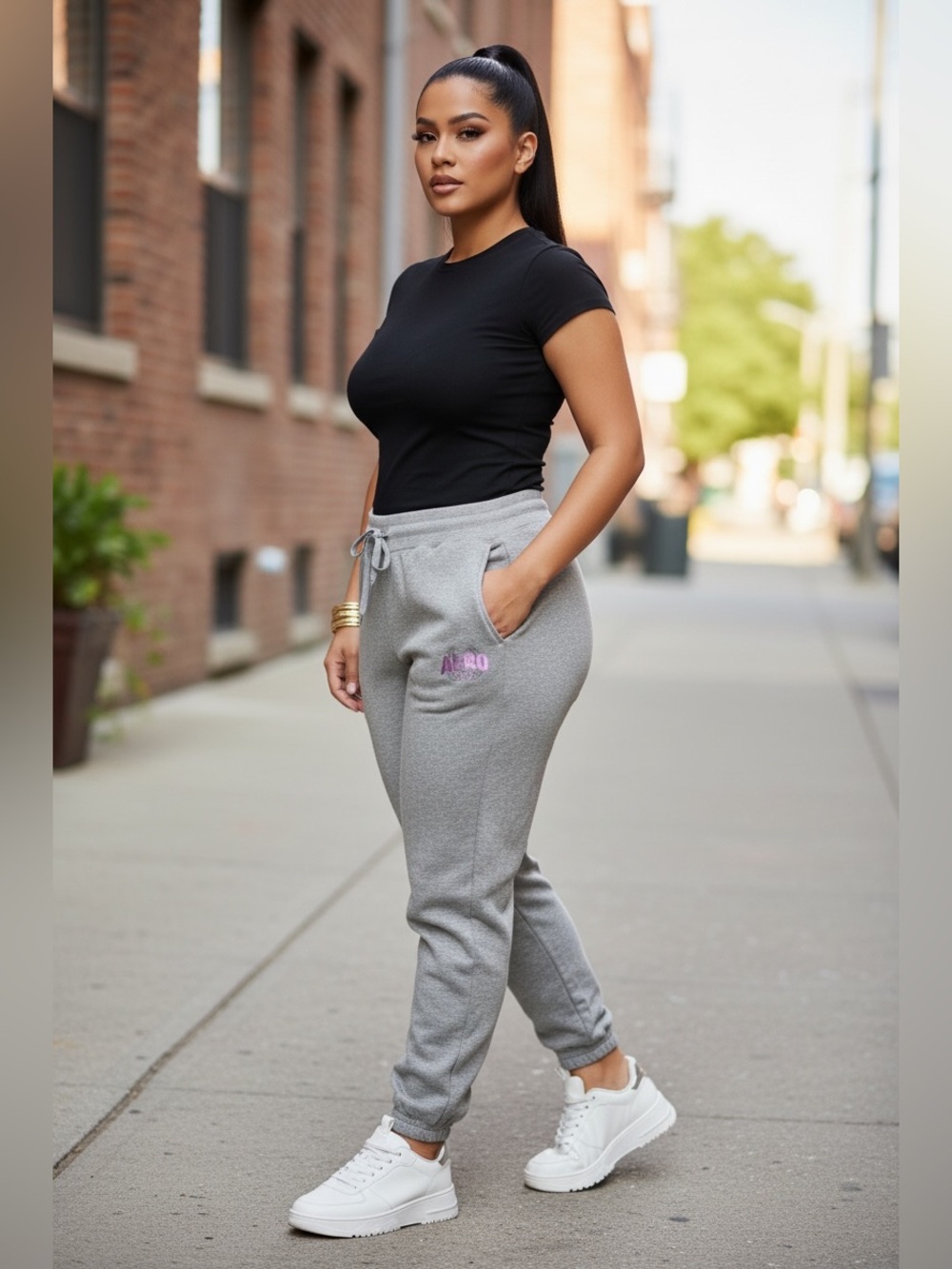 Aeropostale Light Gray Kids Drawstring Sweatpants